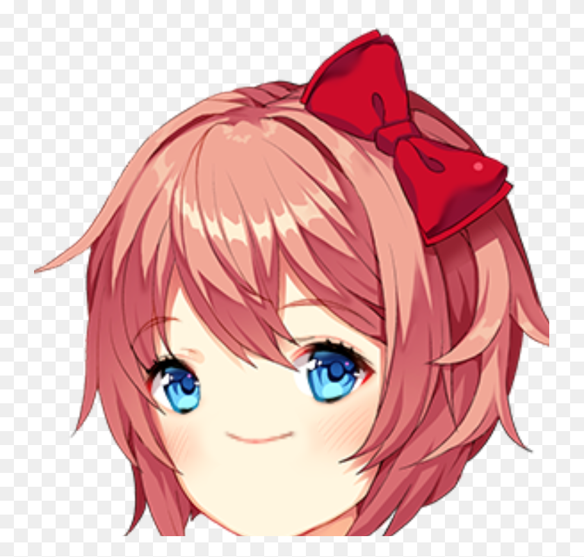 741x741 Tumblr - Doki Doki Literature Club Monika PNG