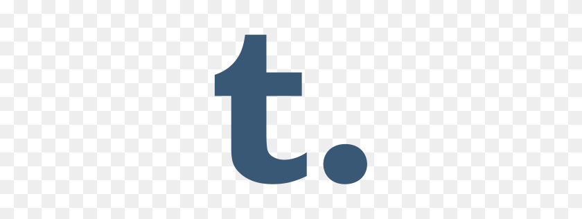 256x256 Значок В Tumblr, Набор Иконок Для Социальных Сетей В Uiconstock - Логотип В Tumblr В Формате Png