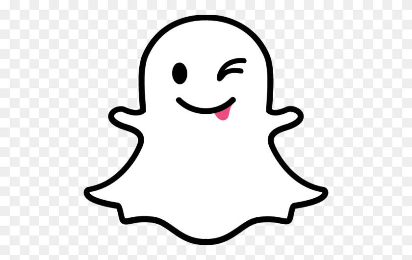 500x470 Tumblr Transparent Snapchat Ghost - Snapchat Clipart