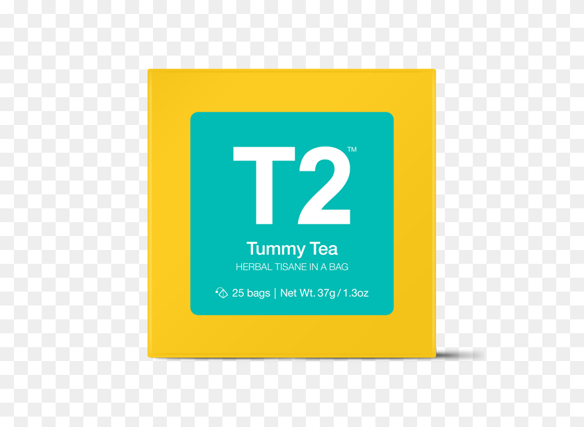 555x555 Tummy Tea Teabag Gift Cube - Tea Bag PNG