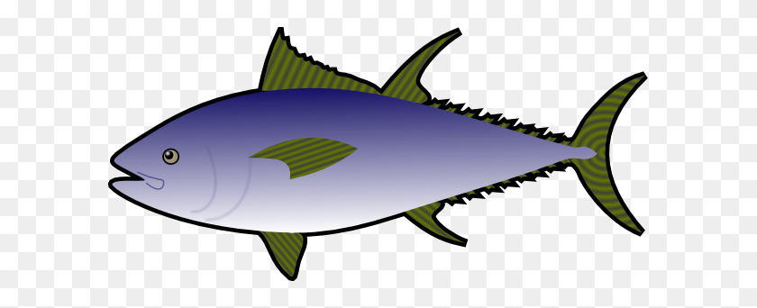 600x282 Tuna Fish Clip Art - Sailfish Clipart
