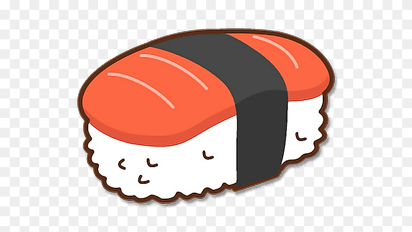 600x412 Tuna Sushi Japan Food Unicorn Pink Pills Remix - Sushi Clipart PNG