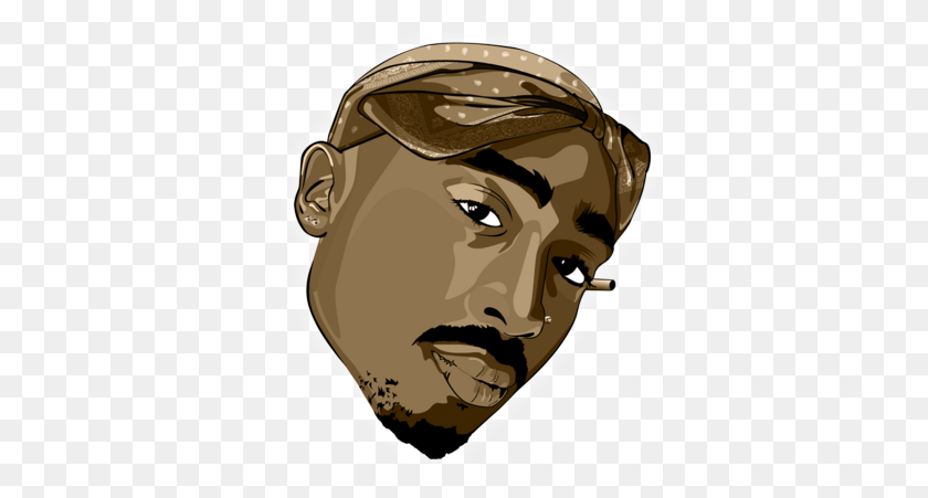 350x391 Tupac Shakur Png, Png Images Free Download - 2pac PNG