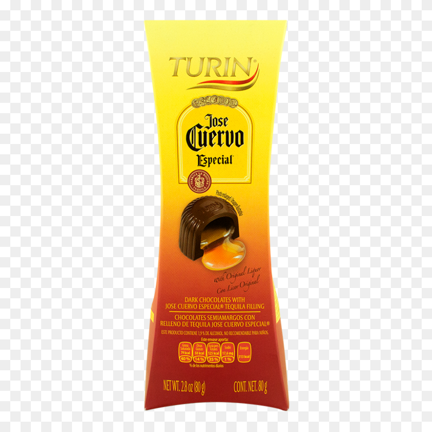 800x800 Turin Chocolates With Cuervo Tequila, Slim Carry Pack - Jose Cuervo PNG