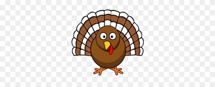 293x279 Turkey Cartoons Pictures Group With Items - Thanksgiving Break Clipart