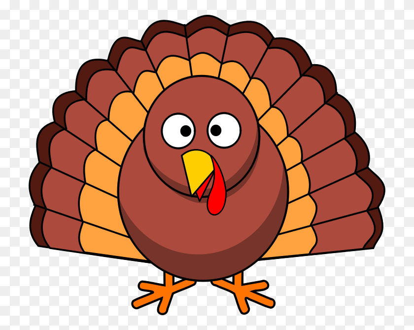 724x609 Turkey Clip Art Happy Easter Thanksgiving - Be Thankful Clipart