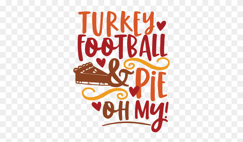 432x432 Turkey Football Pie Scrapbook Cute Clipart - Turkey Silhouette Clip Art