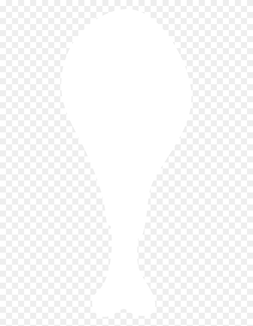 433x1024 Turkey Leg Silhouette - Turkey Silhouette Clip Art