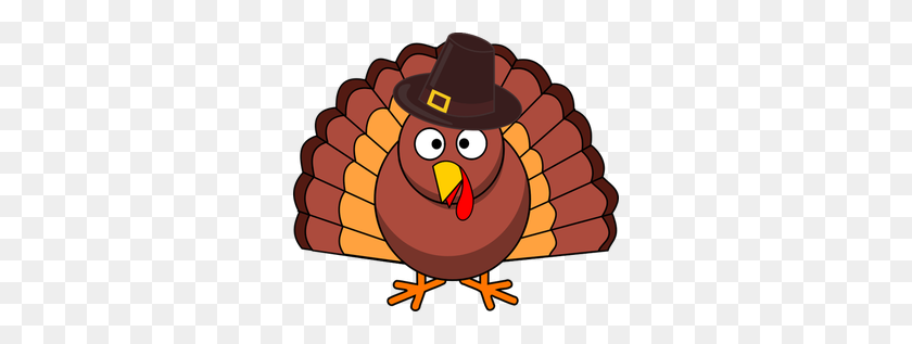 300x257 Turkey Without Feathers Clip Art - Turkey Face Clipart
