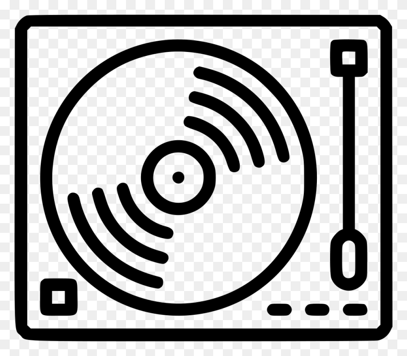 980x848 Turntable Vynil Dj Audio Sound Music Analog Png Icon Free - Turntable PNG