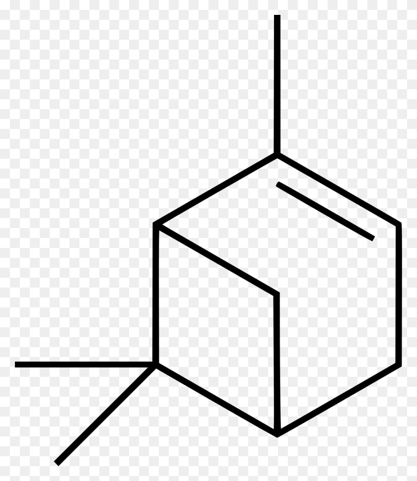 1200x1401 Скипидар - Химический Клипарт Черно-Белый