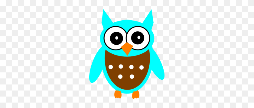 249x298 Turquoise Brown Owl Clip Art - Prey Clipart