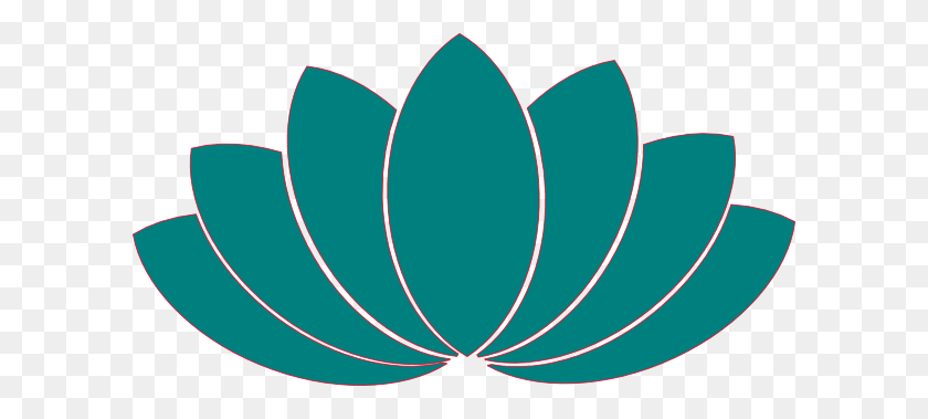 600x319 Turquoise Clipart Lotus - Wellness Clipart