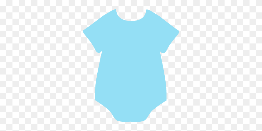 308x362 Turquoise Clipart Onesie - Baby Boy Clipart