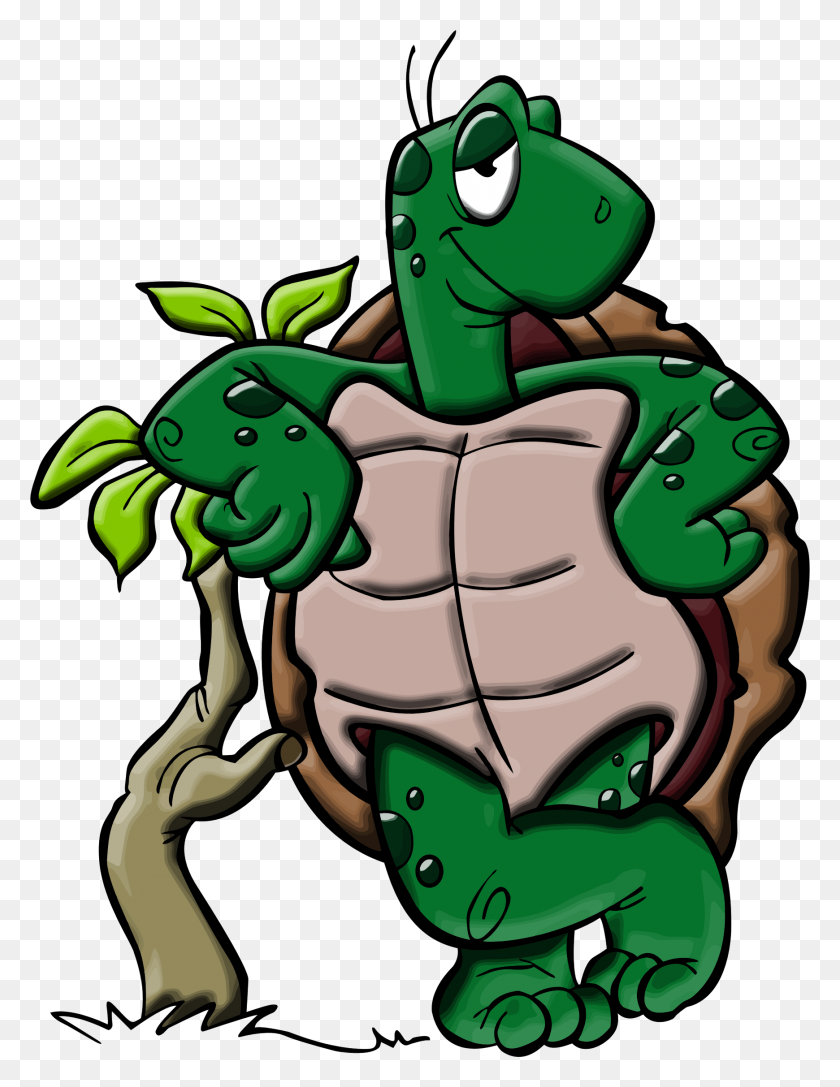 1740x2292 Tortuga Clipart Imagen En Blanco Y Negro - Free Sea Turtle Clipart