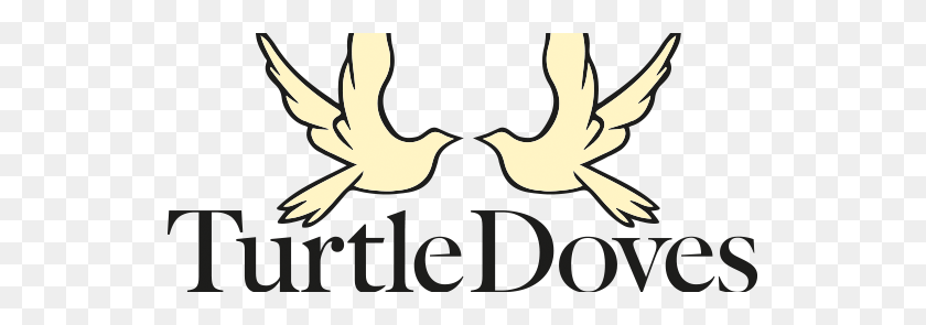 540x235 Turtle Dove Clipart Transparent - Turtle Outline Clipart