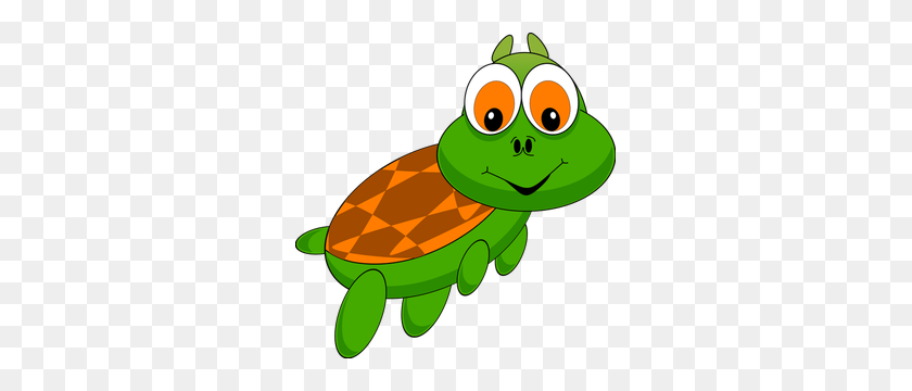 295x300 Turtle Free Clipart - Turtle Outline Clipart