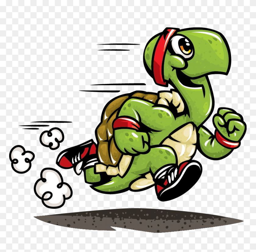 870x857 Turtle Race Clipart Clip Art Images - Running Fast Clipart