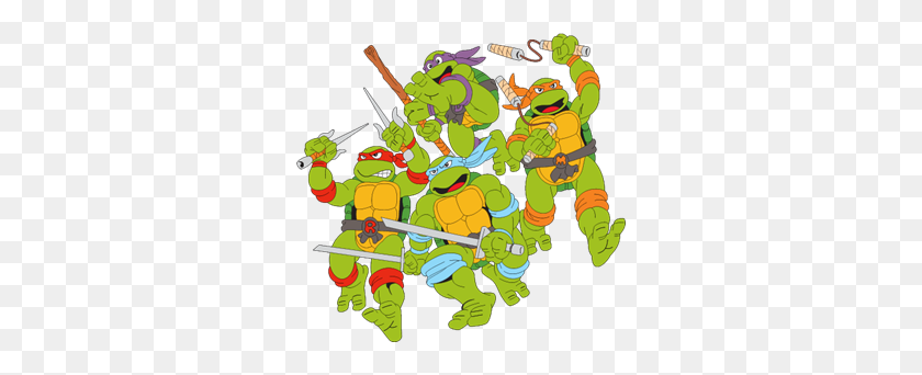 300x282 Turtles Logo Vector - Teenage Mutant Ninja Turtles Clipart