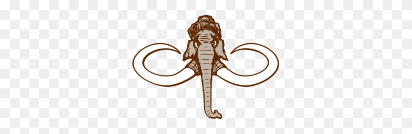 299x213 Tusk Clipart Elephant Tail - Elephant Trunk Up Clipart