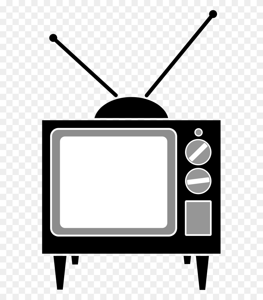Рисуночек телевизора с антенной