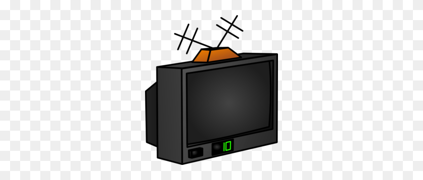 264x298 Tv Clip Art - Watching Tv Clipart