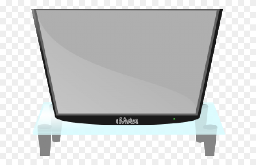 640x480 Tv Clipart Large Screen - Tv Screen PNG