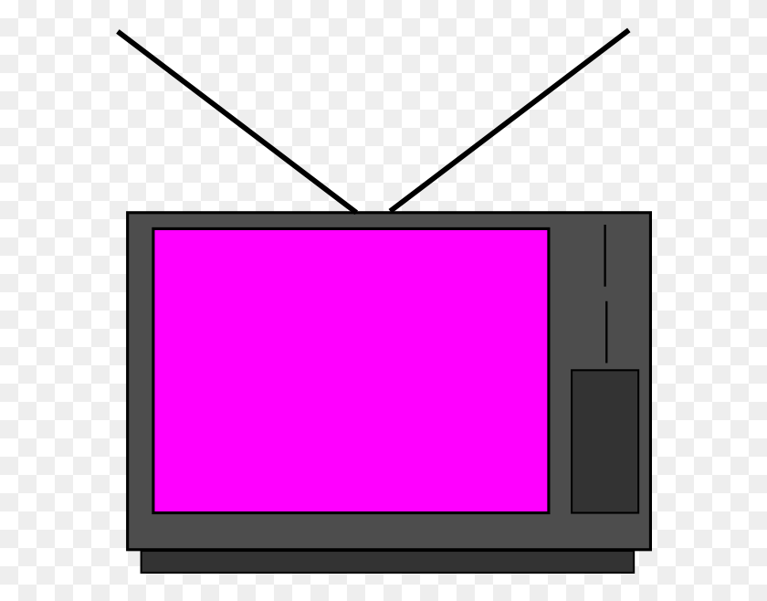 588x598 Tv Clipart Square - Watching Tv Clipart