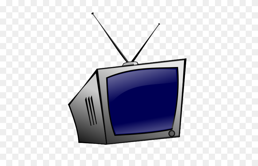 640x480 Телевидение Клипарт - Старый Телевизор Png