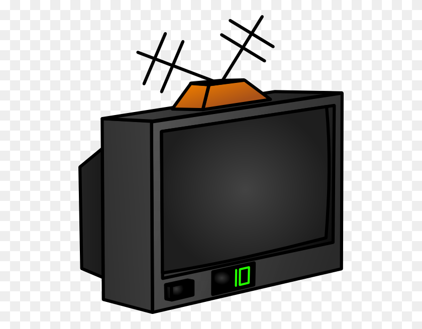 528x595 Tv Clipart The Cliparts - Boy Watching Tv Clipart