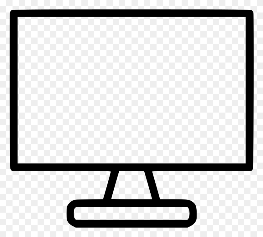 981x878 Tv Led Lcd Monitor Screen Png Icon Free Download - Screen PNG