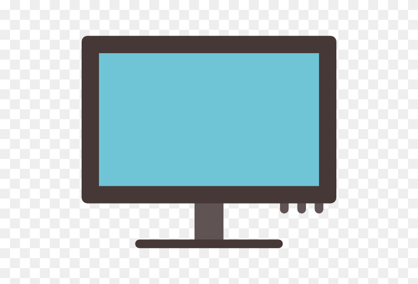 512x512 Tv Screen - Tv Icon PNG