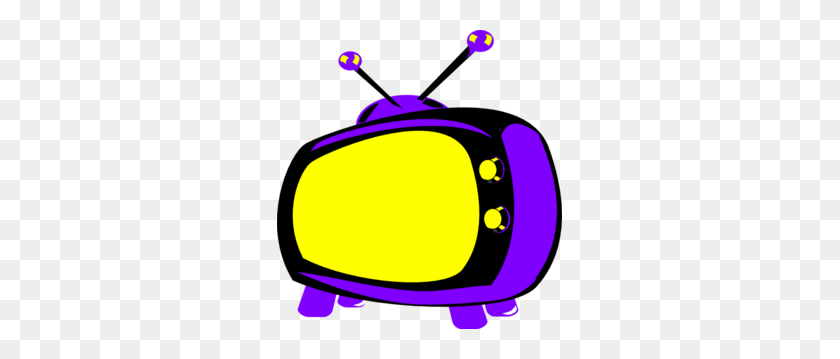 285x299 Tv Web Logo Color Clipart - Tv Clipart Png