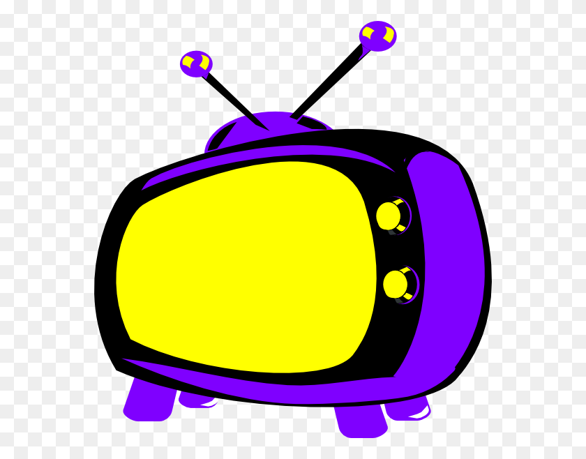 570x598 Tv Web Logo Color Clip Art - Tv Logo PNG