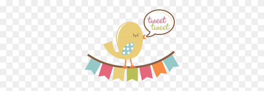 300x231 Tweet Tweet Bird Scrapbook Title Bird Cute Cuts - Tweet Clipart