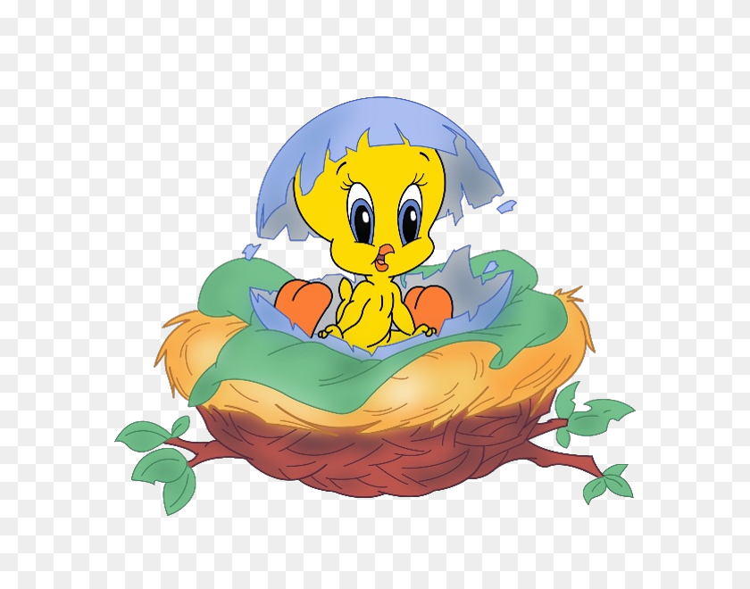 600x600 Tweety Pie Cartoon Clip Art Images Warner Bros - Pie Clipart