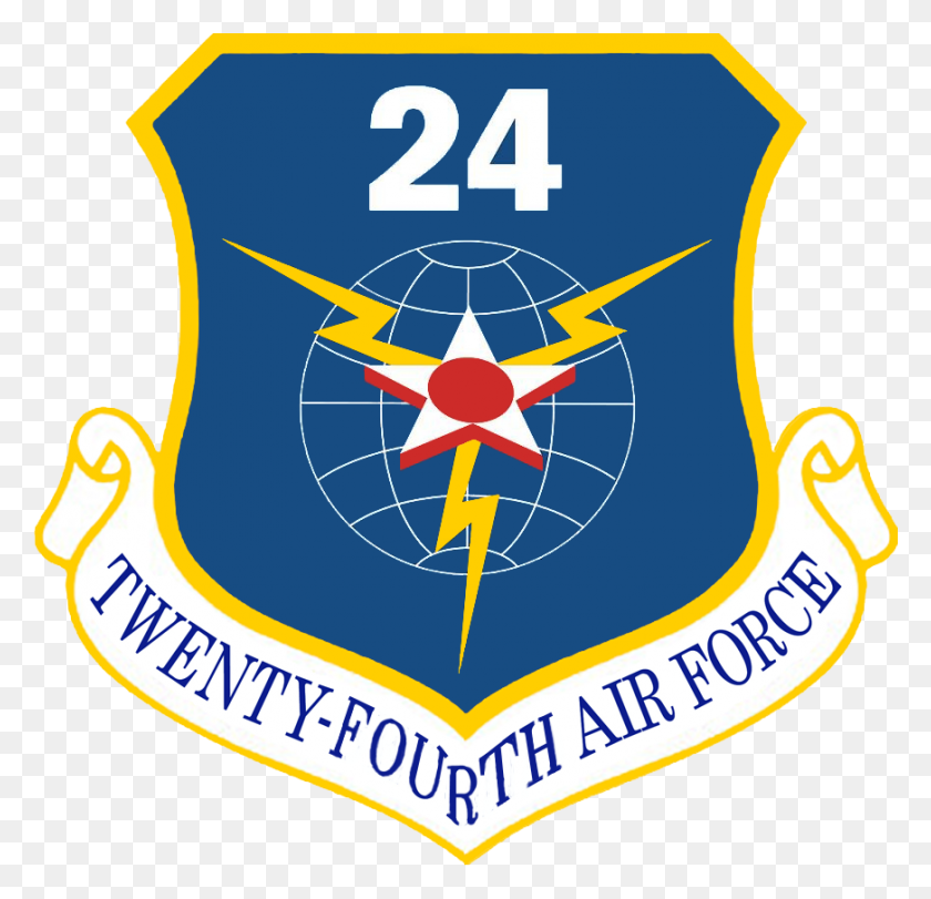 872x840 Twenty Fourth Air Force - Air Force Logo PNG