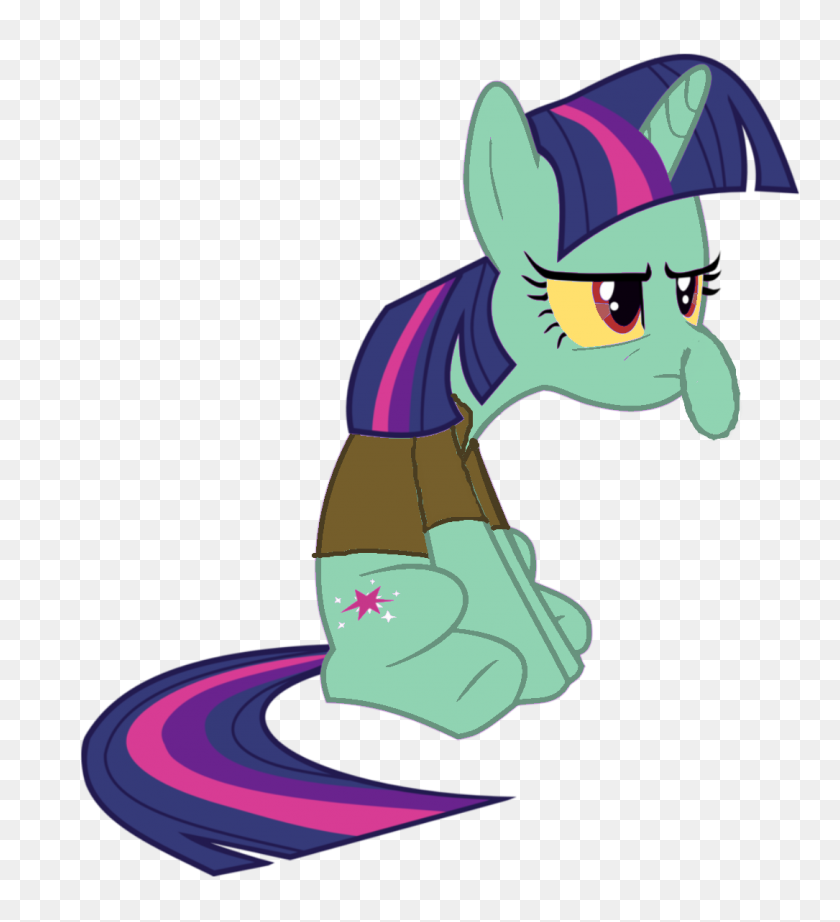 1085x1200 Twilight As Squidward My Little Pony Friendship Is Magic Know - Squidward PNG