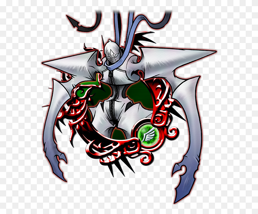 581x637 Twilight Thorn - Kingdom Hearts Logo PNG
