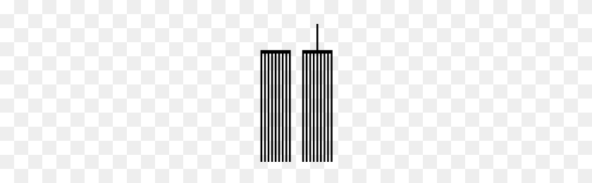 200x200 Twin Towers Icons Noun Project - Twin Towers PNG