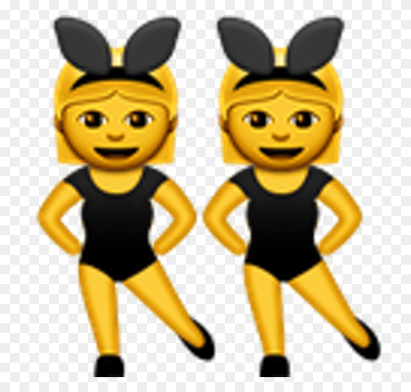 740x740 Gemelos Clipart Emoji - Bunny Clipart