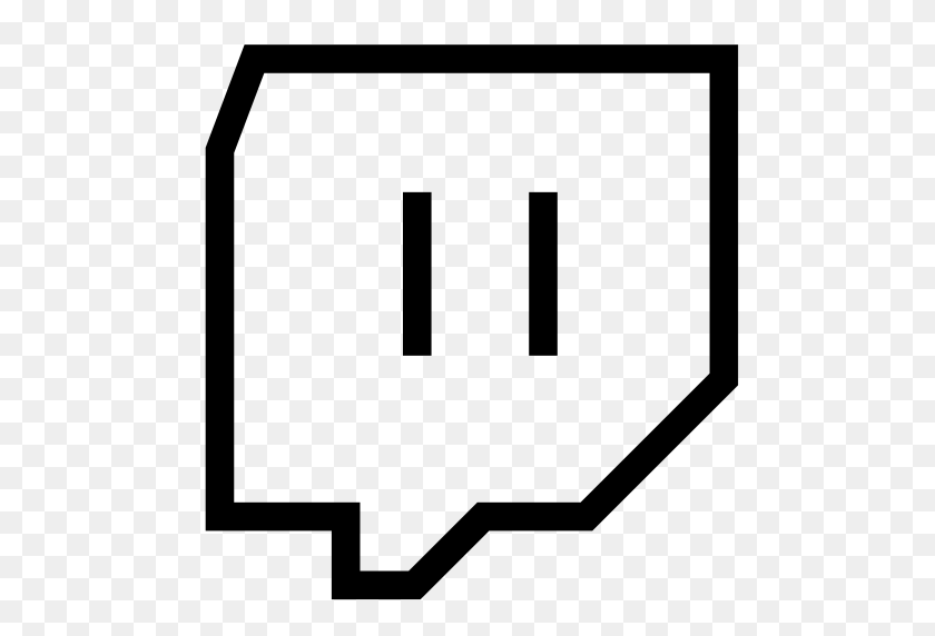 512x512 Twitch Icon With Png And Vector Format For Free Unlimited Download - White Twitch Logo PNG