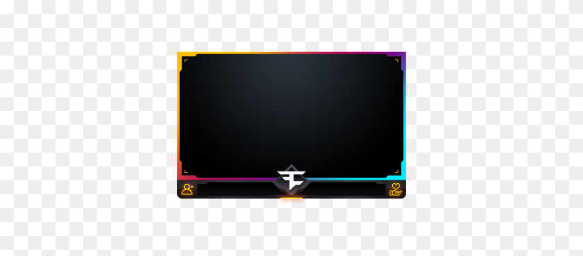 1400x556 Twitch Livestream Designs - Facecam Overlay PNG