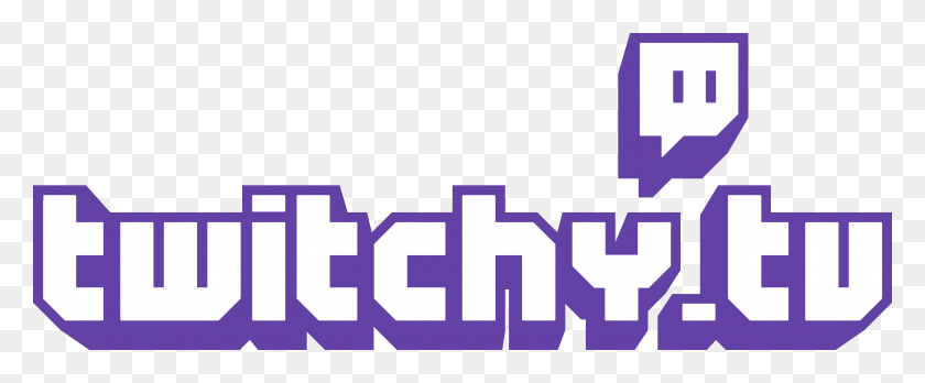 2816x1041 Логотипы Twitch - Белый Логотип Twitch Png
