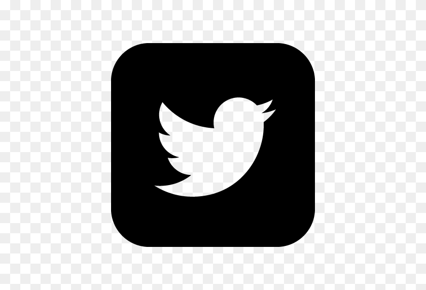 512x512 Twitter Black Clipart - Twitter Clipart