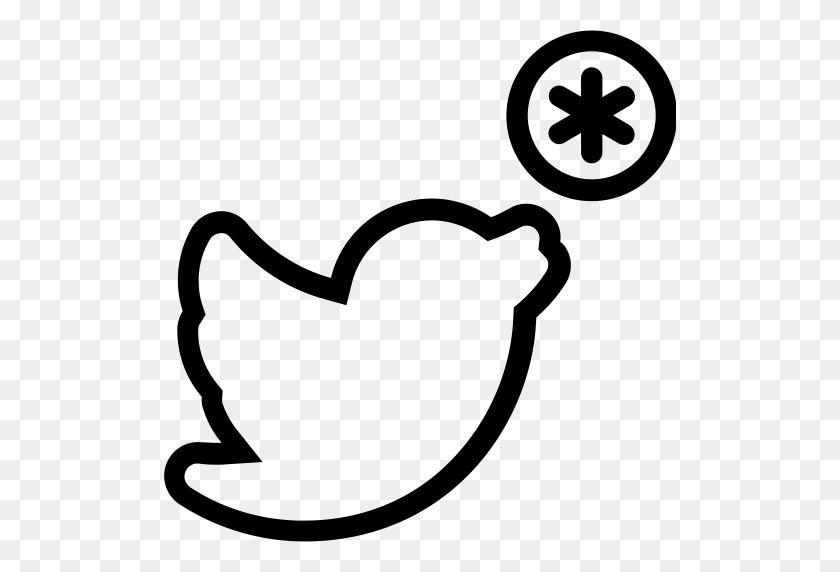 512x512 Icono De Twitter - Twitter Logotipo Blanco Png
