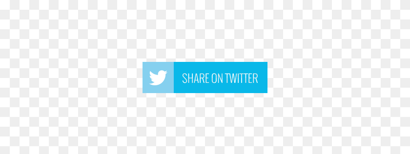 256x256 Icono De Twitter Myiconfinder - Botón Compartir Png