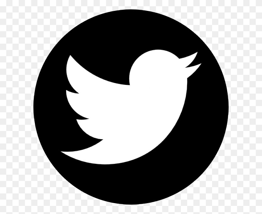 626x626 Значок Twitter Png Черный - Логотип Twitter Прозрачный Png