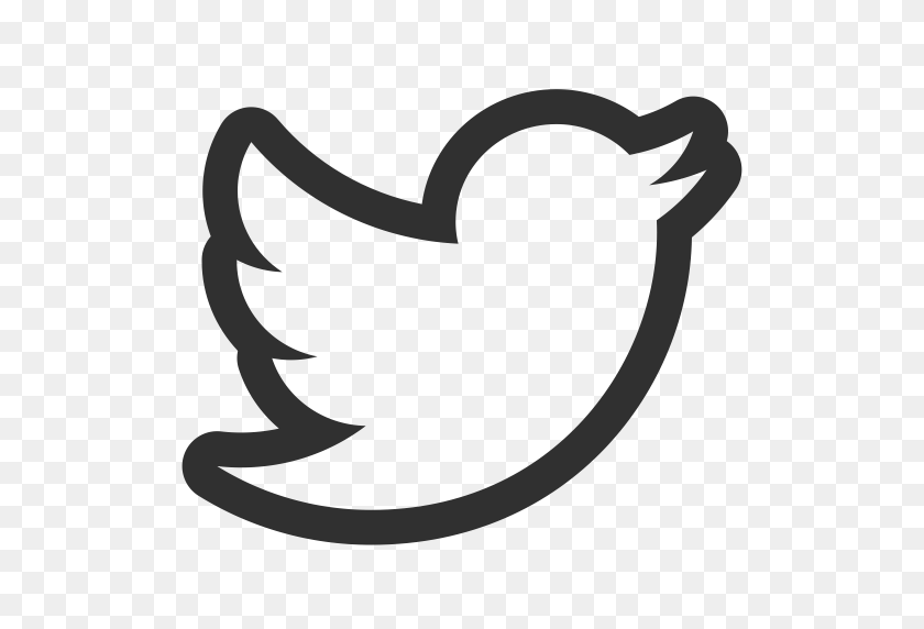 512x512 Значок Twitter, Значок Twitter, Значок Chirrup, Twitter - Twitter Png Белый