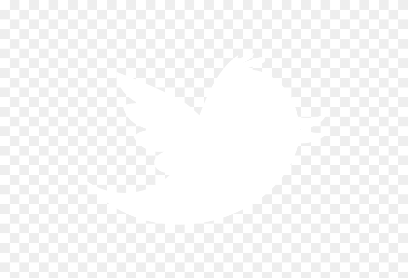 512x512 Logotipo De Twitter - Logotipo De Twitter En Blanco Y Negro Png